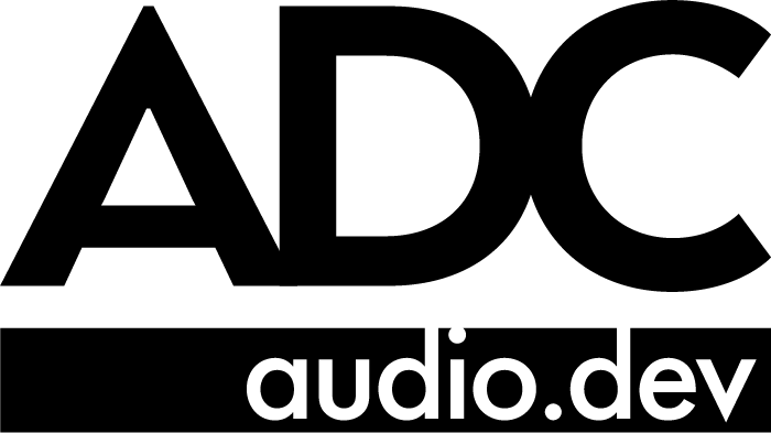 ADC audio.dev logo