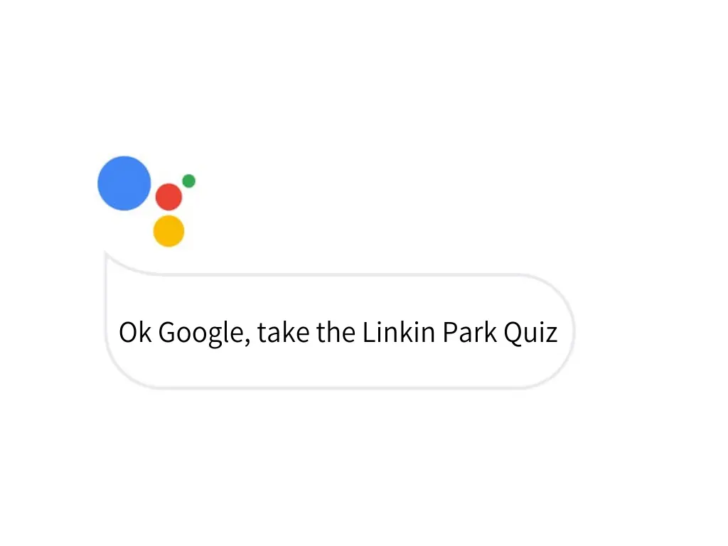 Google Home App Linkin Park Quiz