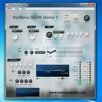 Re-Nova Synth Demo 1 Audio VST Plugin by Prashant Mishra