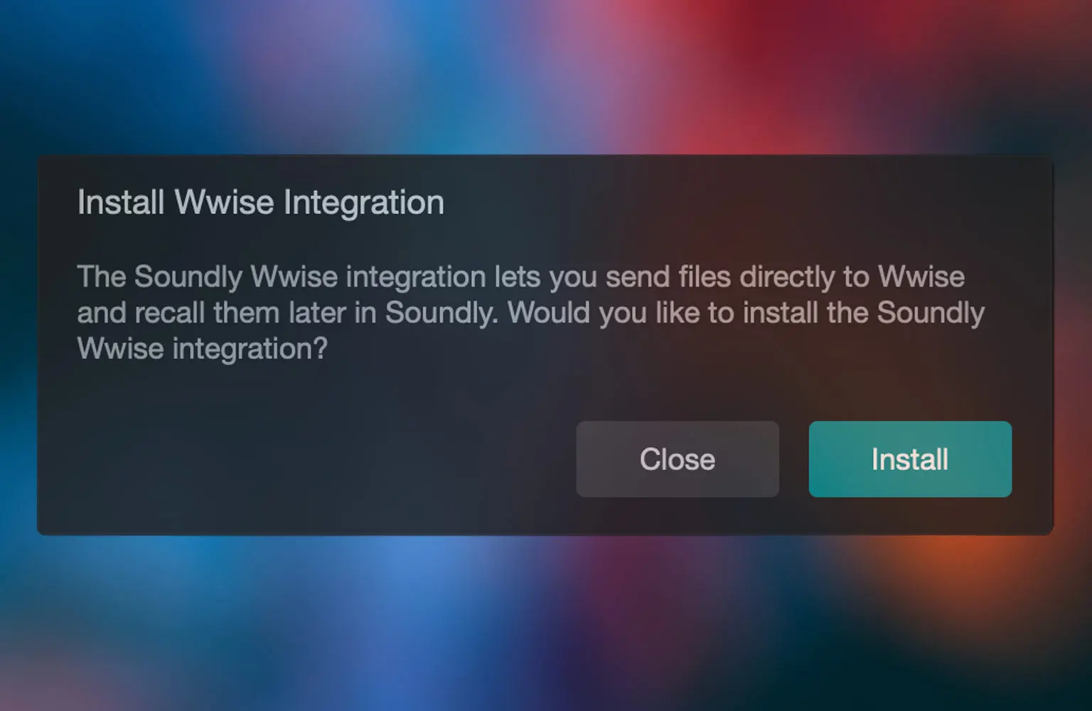 Soundly Wwise Integration